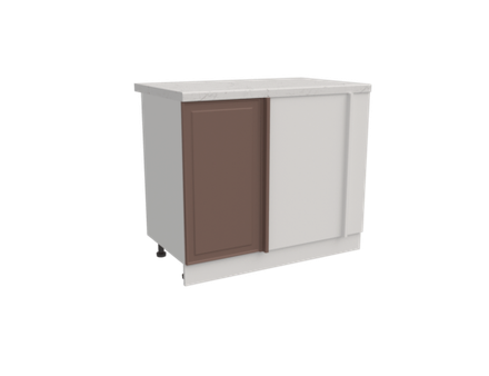 Кухня Модуль ШНУ 990М Графит / Пудрово-розовый