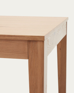 Yain Раздвижной стол из дубового шпона и массива дуба 160 (220) x 80 см