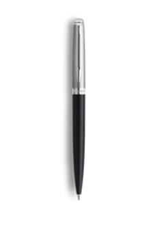 Шариковая ручка Waterman Hemisphere Entry Point Stainless Steel with Black Lacquer в подарочной упаковке