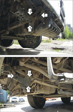 Усиленная защита Motodor Радиатора, Змеевика компрессора. 6 мм, Сталь. для MAN TGS 2007-2021 арт.24810