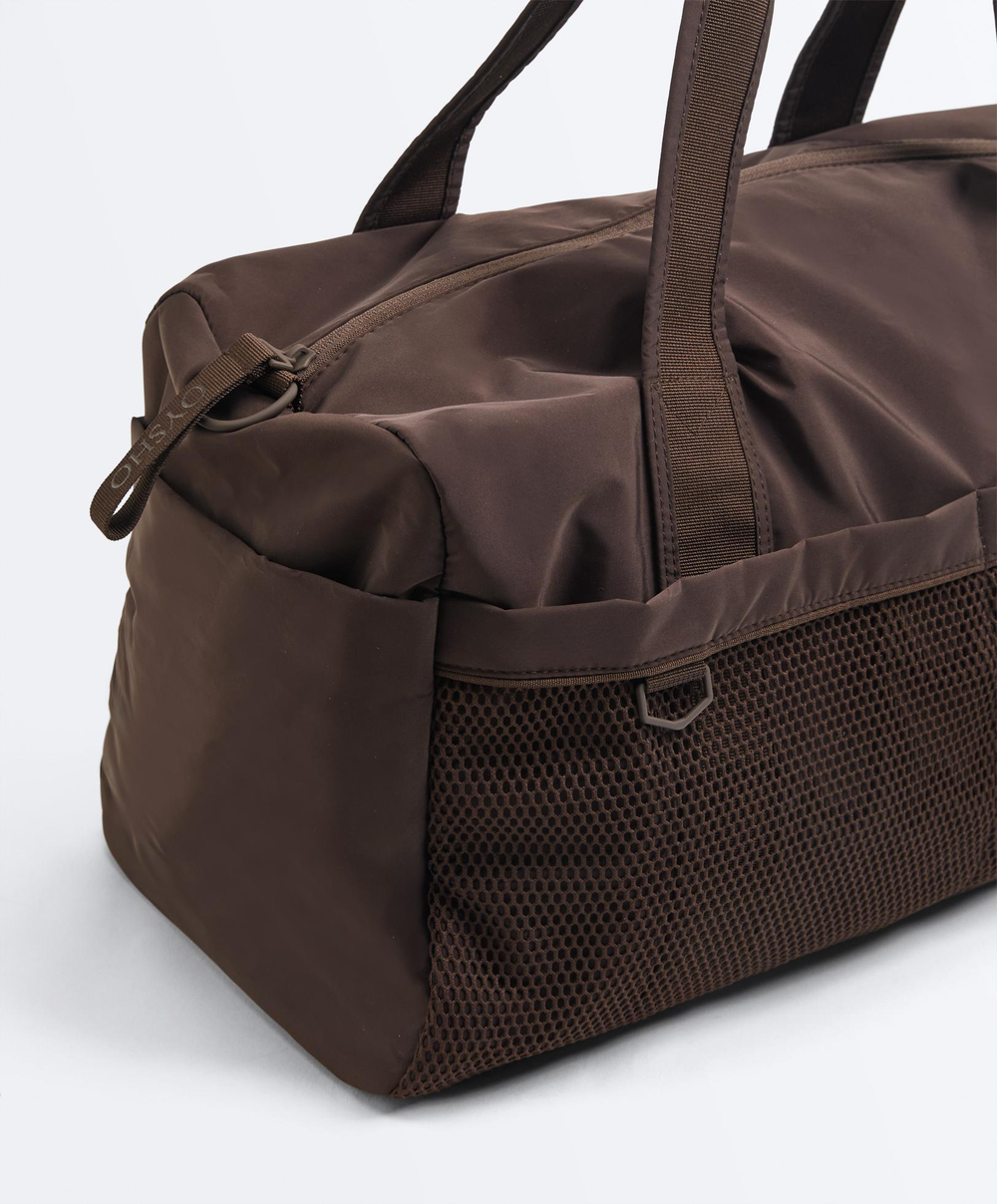 Oysho Техническая сумка с двумя отделениями, коричневый