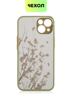 Чехол BROSCORP для Apple iPhone 13 оптом (арт. IP13-ST-TPU-KHAKI-PRINT)