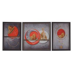 GAEM Набор из 3-х панно, L138 W5,5 H59 см