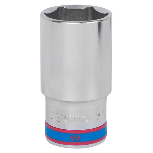 KING TONY (423532M) Головка торцевая глубокая шестигранная 1/2", 32 мм