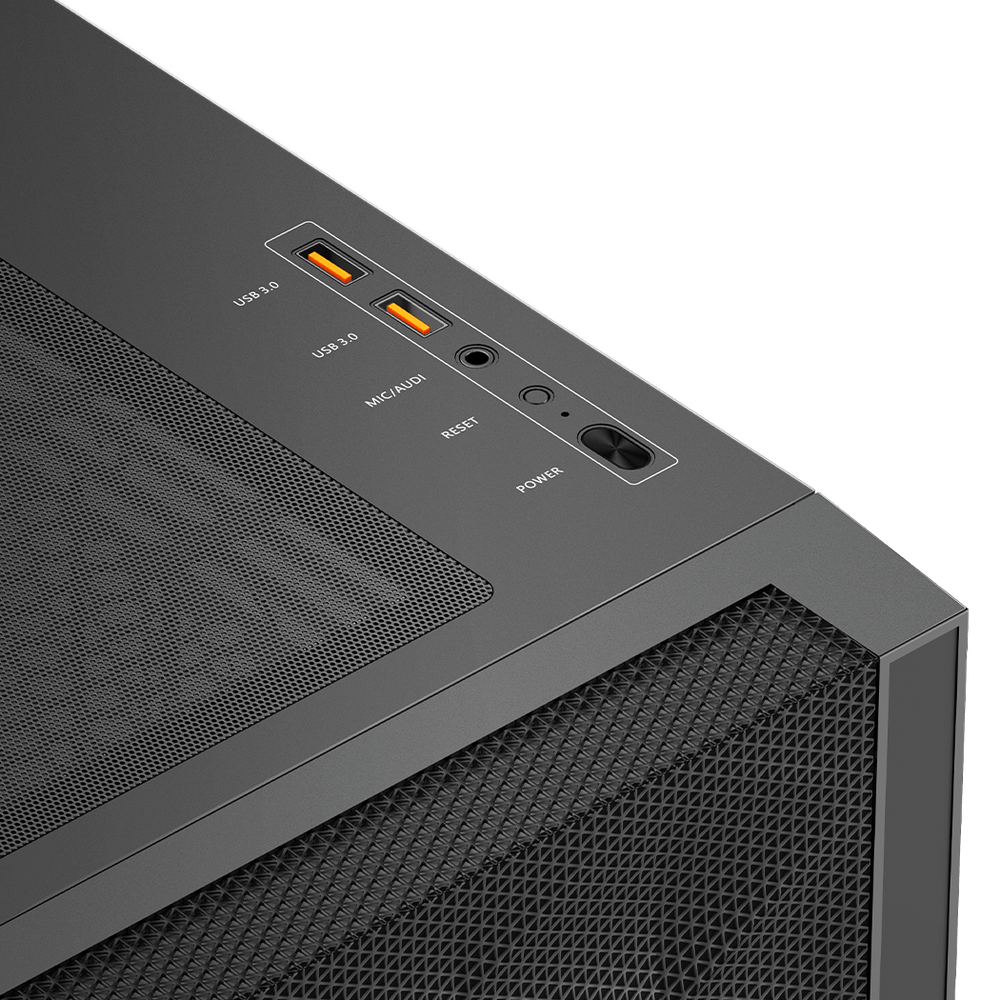 Корпус PCCooler C3D510 BK ARGB EATX/ATX/mATX/ITX USB3.0, 2xUSB2.0 Black