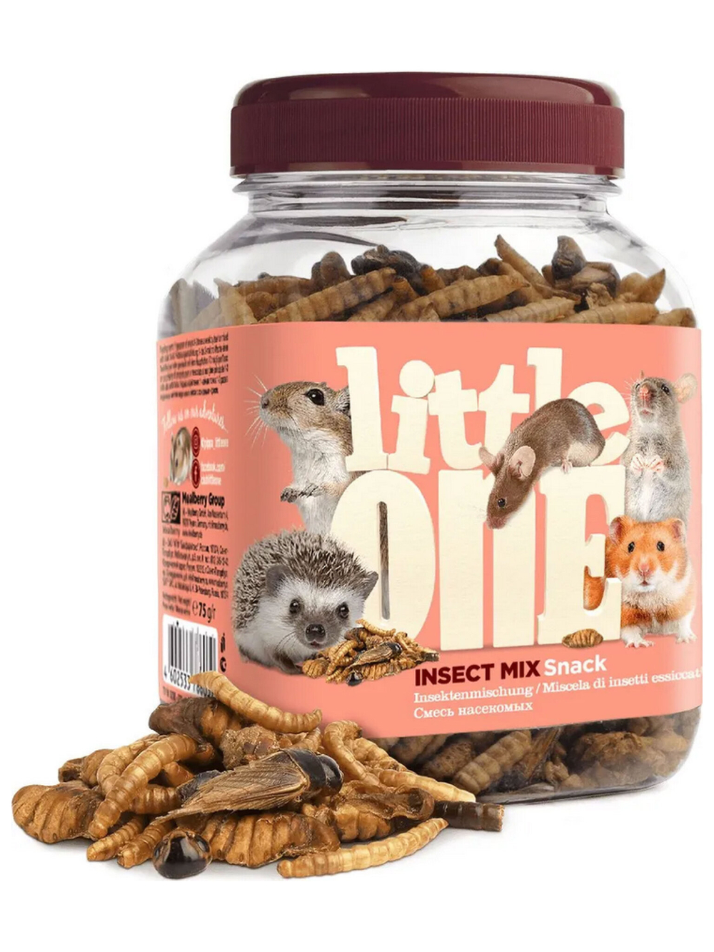 Смесь насекомых для видов грызунов Little One 75г