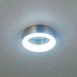 Citilux Болла CLD007N1 LED Встраиваемый светильник с диммером Матовый Хром