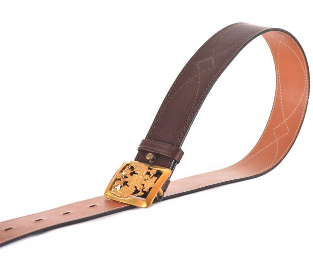 Ремень поясной "Патриот" 50мми коричневый