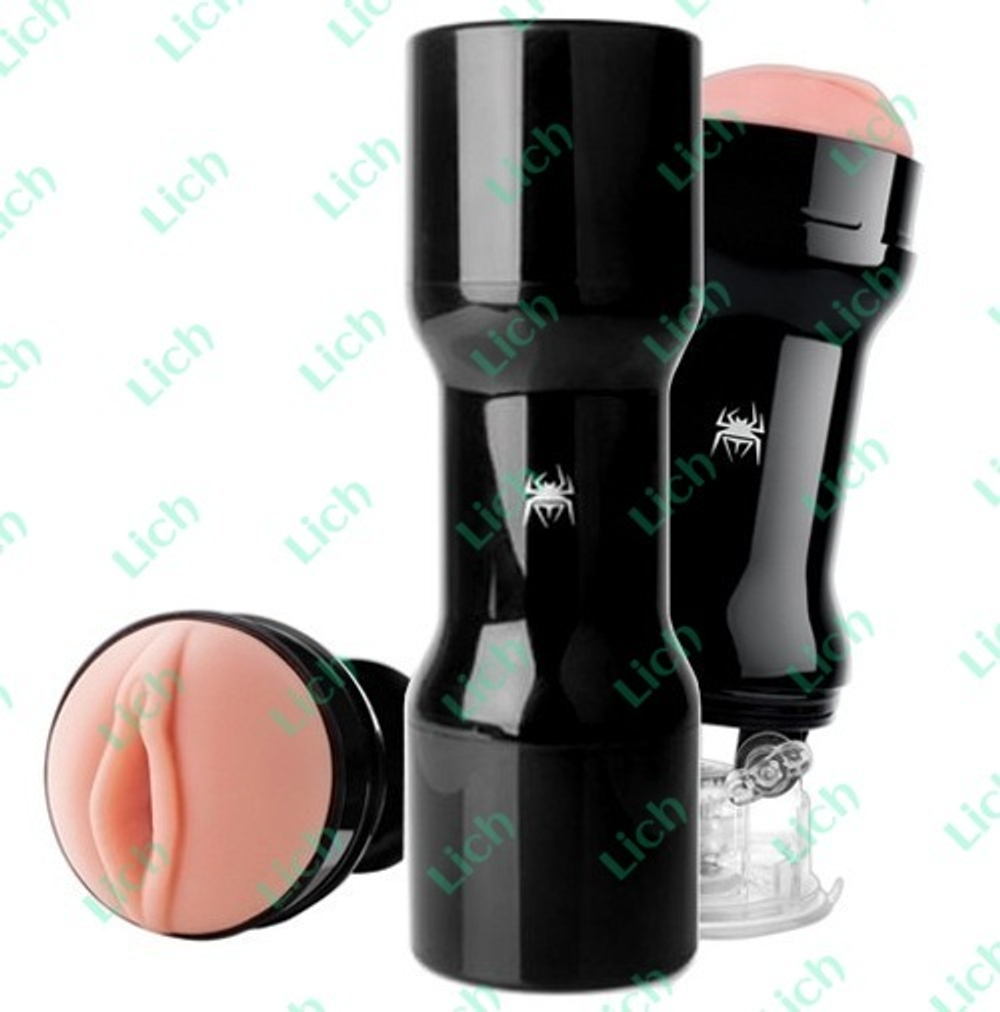 Мастурбатор Spider Realism вагина hands free черный