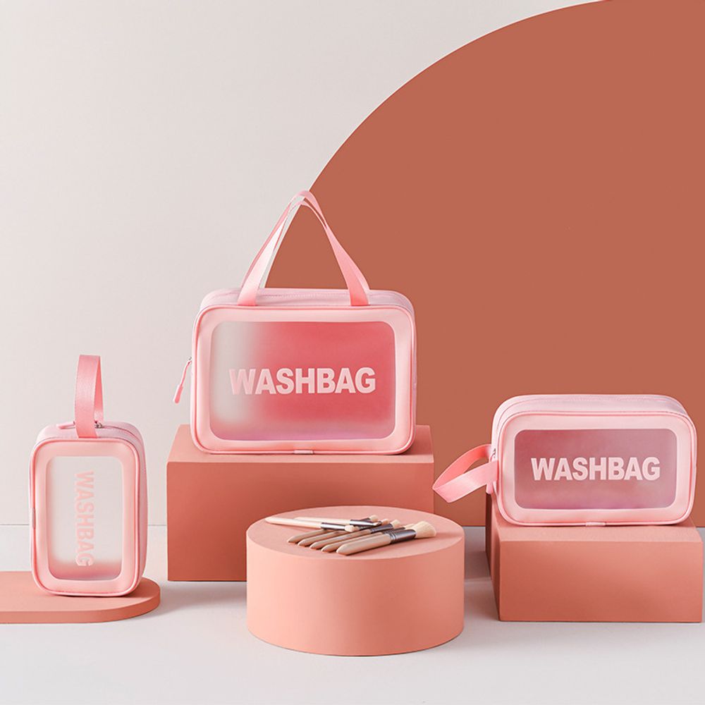 Дорожная косметичка с двумя отсеками &quot;Washbag Pink&quot;, 26 х 16