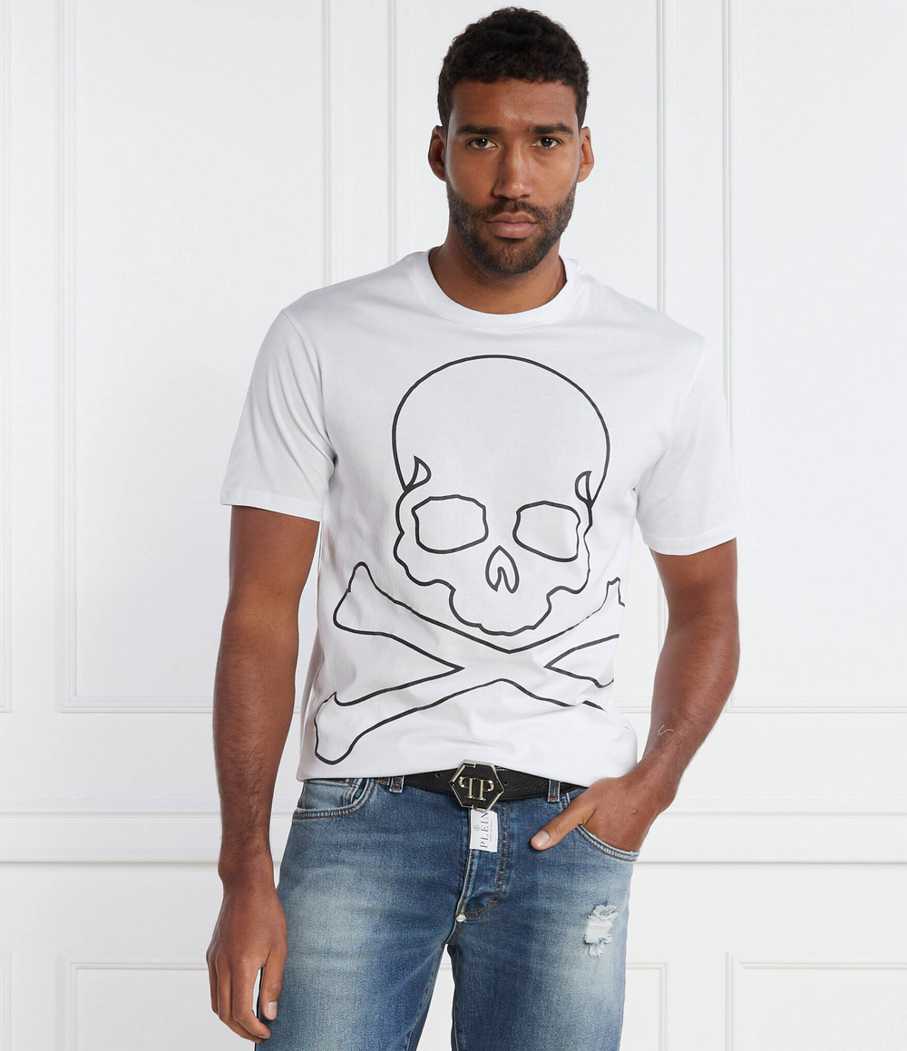 Футболка Skull&Bones Philipp Plein - белый(MTK6823 PJY002N)