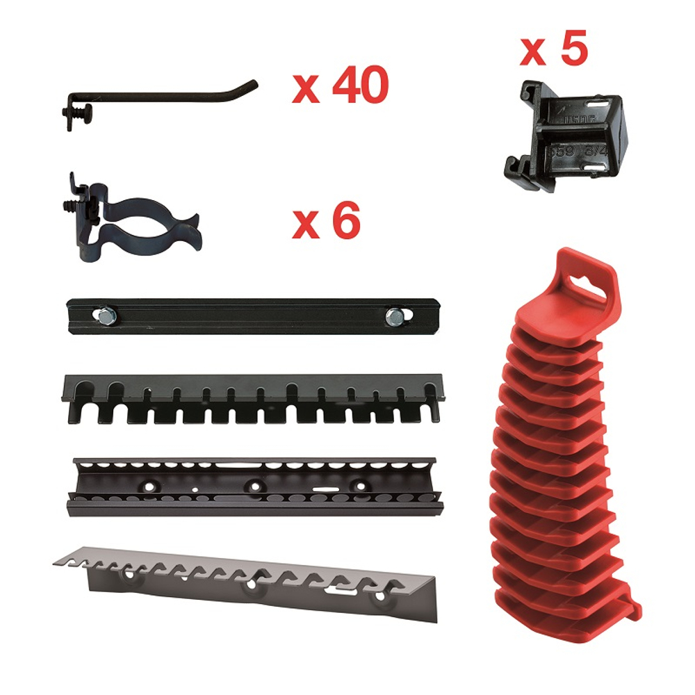 502 KA1 Набор крючков и кронштейнов для тумбы (52 шт), USAG (Италия)