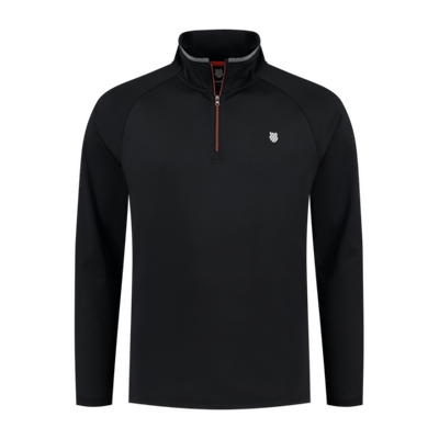 Мужская теннисная футболка теннисная K-Swiss Tac Hypercourt Long Sleeve 2 - jet black