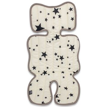 Матрасик стеганый Organic Factory Звезды, белый