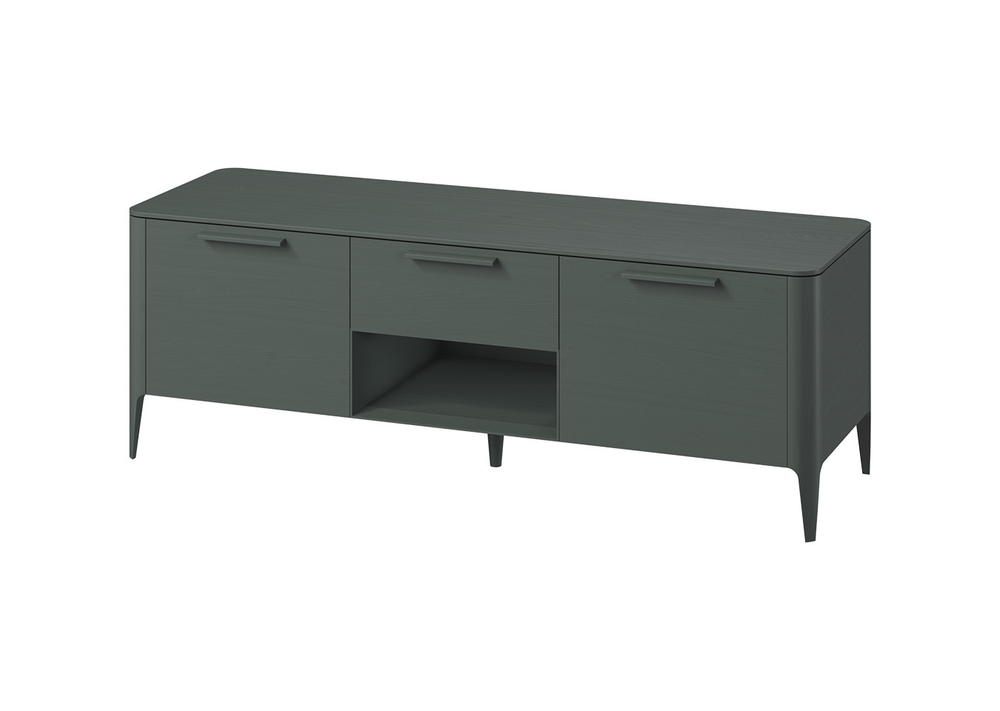 Тумба Type oak под ТВ ширина 160 см (темно-серый)