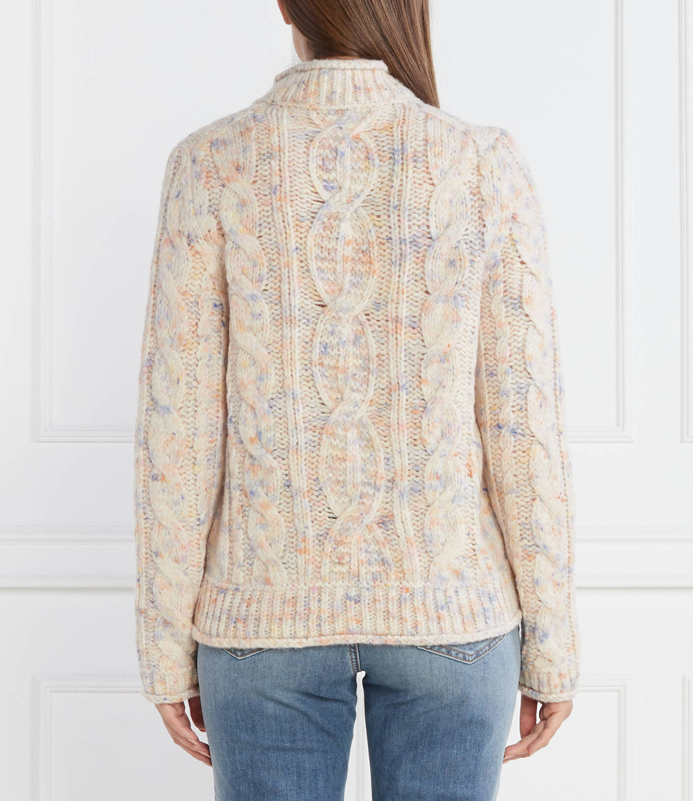 Хлопковый свитер Marc Cain - кремовый (VC 41.08 M03)