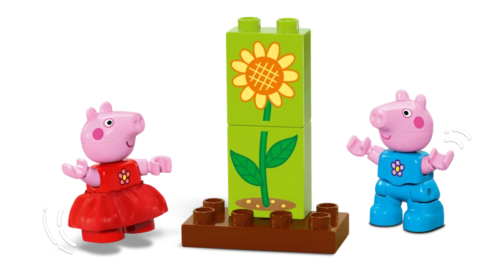 Конструктор LEGO Duplo 10431 Peppa Сад и домик на дереве