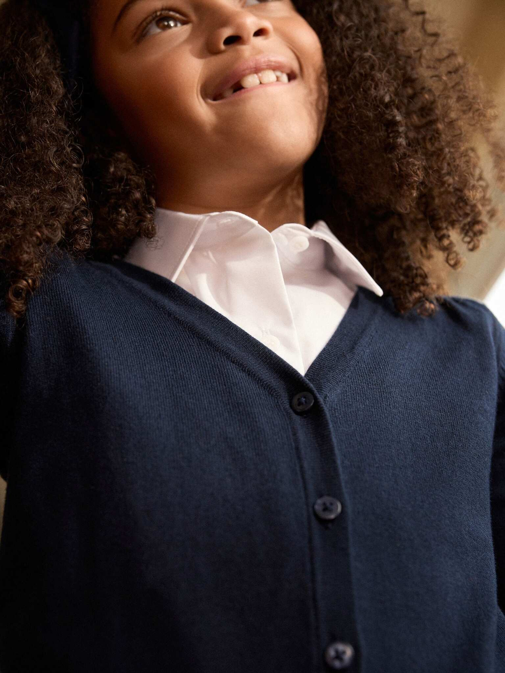 Кардиган школьный для девочки Next C123-160, Темно-синий