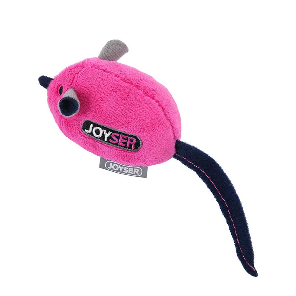 Игрушка для кошек JOYSER Cat Motion Мышка со звуковым чипом розовая, 16 см