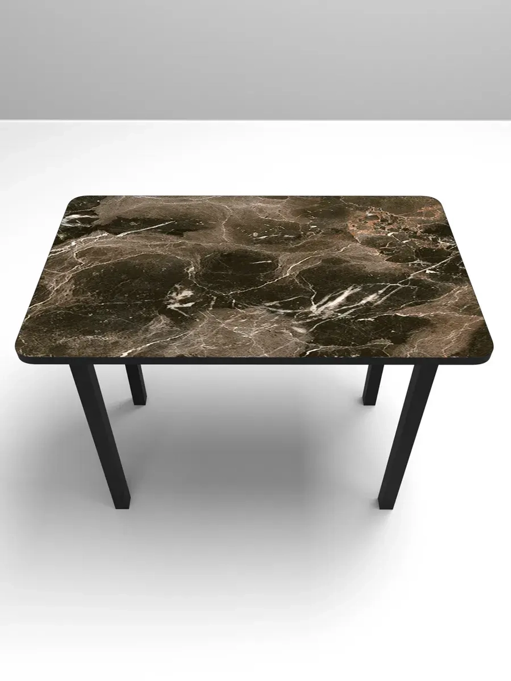 Обеденный стол "Мрамор Королевский" 110х70 см