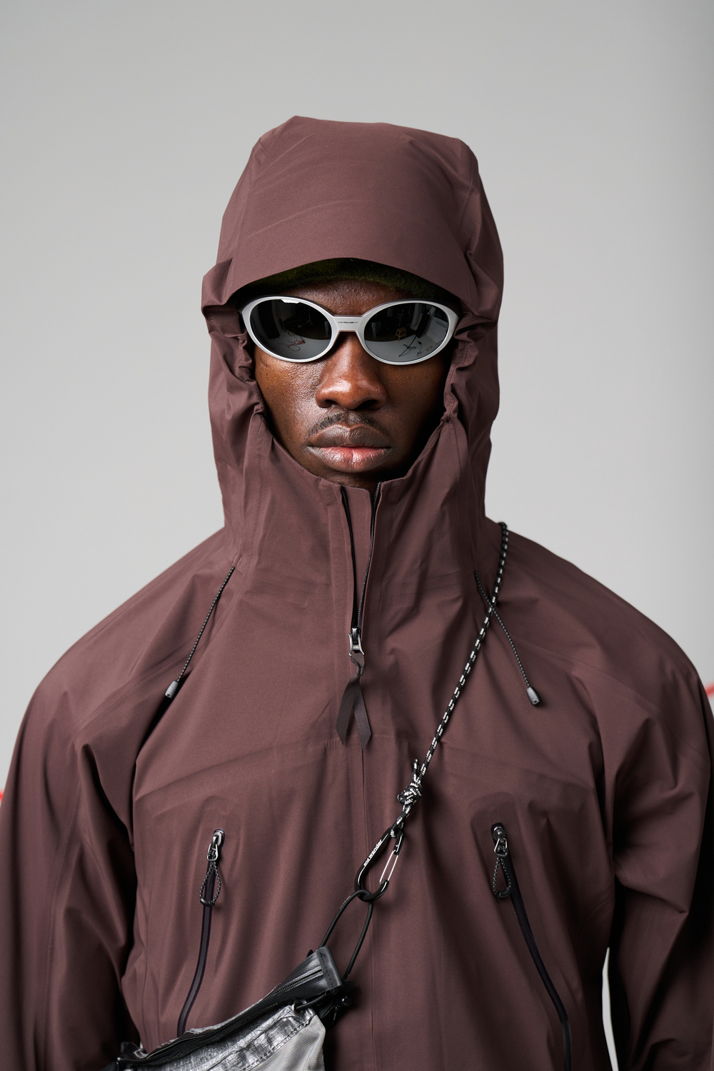 Куртка Nothomme Blue Monte Jingxing Waterproof Windbreaker "Magpie Brown"