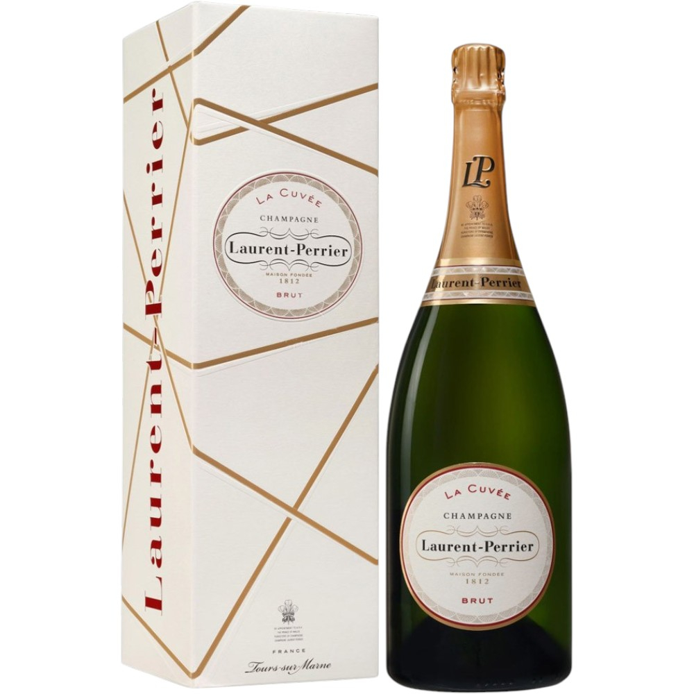Шампанское Laurent-Perrier La Cuvee Brut 1,5 л. В подарочной коробке