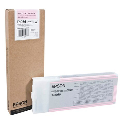 Картридж EPSON T6066 (C13T606600) для Stylus Pro 4880 светло-пурпурный насыщенный (220 мл.)