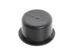 Заглушка-стаканчик для отверстия 20мм, пластик (черная) Замкофф