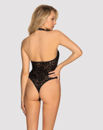 Роскошное кружевное боди Softily (Размер: XXL-XXXL) (Цвет: черный)