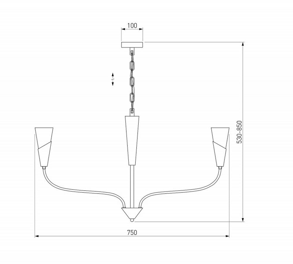 Подвесная люстра Eurosvet Rhyton 60167/6 никель