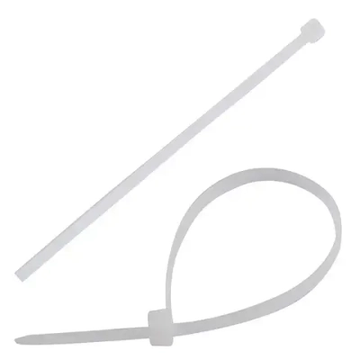 Стяжки кабельные, 100шт, 200,8мм, белый