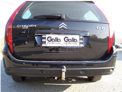 Оцинкованный фаркоп на Citroen C5 I и II универсал 2001-2008, с 2005-2008 необходим блок согласования (без электрики), Galia C040A