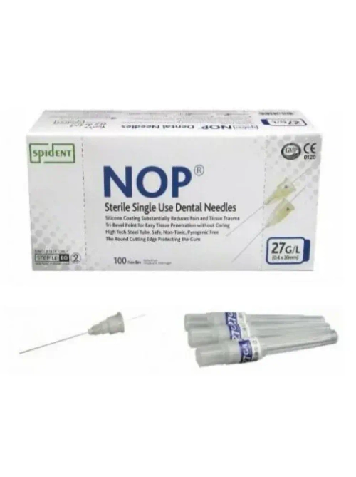 Иглы карпульные для процедуры анастезии NOP, 30 х 27 мм