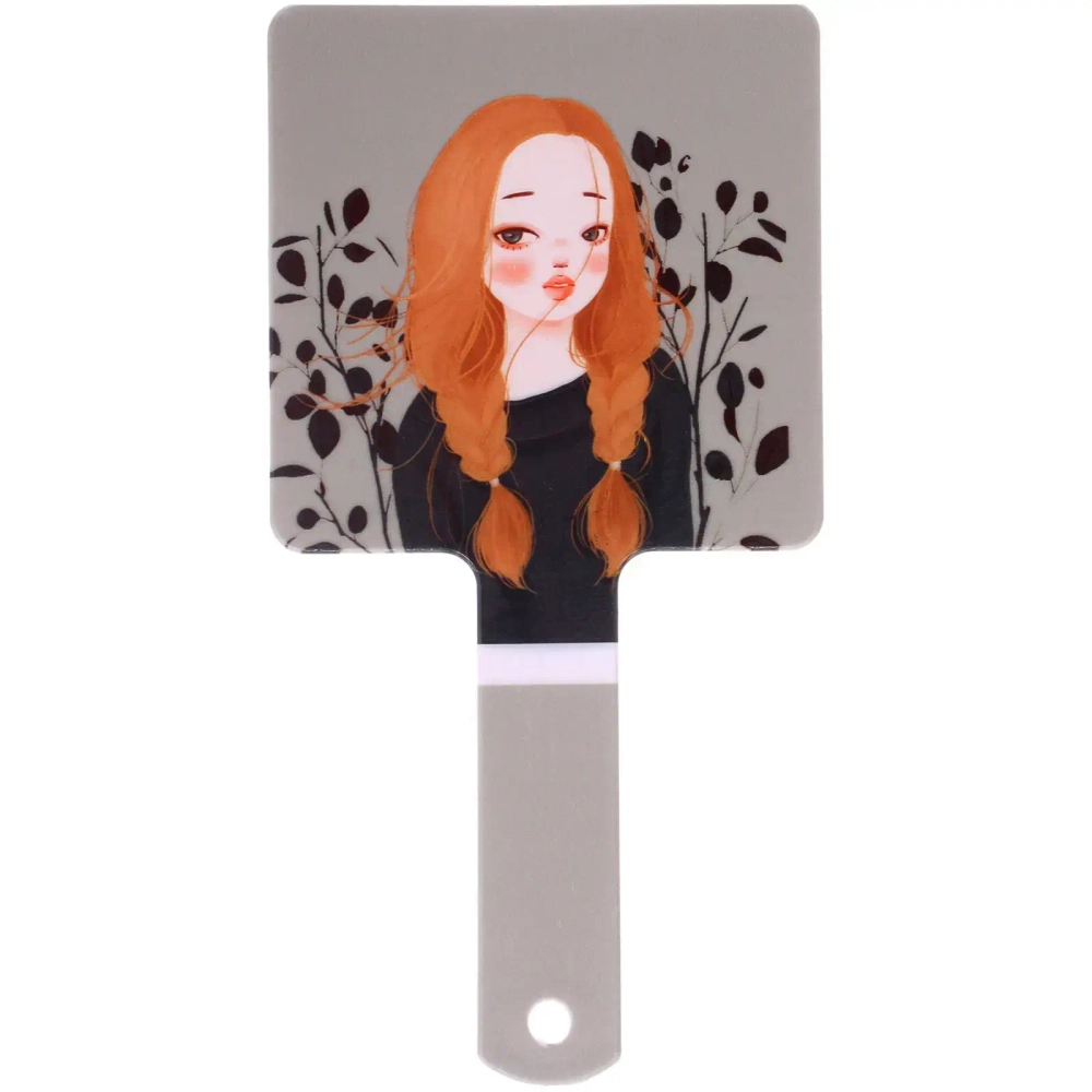 Зеркало косметическое «ИМАНИ - ЭЛЛИ», микс 4 дизайна, 23,4*12см (PVC подвес)