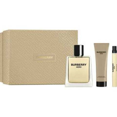 Burberry Hero Gift set EDT 100 ml, shower gel 75 ml and miniature EDT 10 ml 100ml