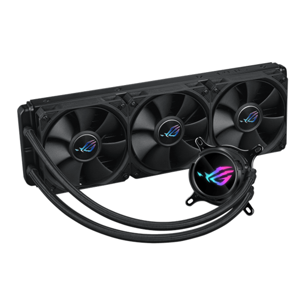 Водяное охлаждение CPU Asus ROG STRIX LC III 360 120mm Liquid CPU Cooler, 3 x12cm PWM Fan