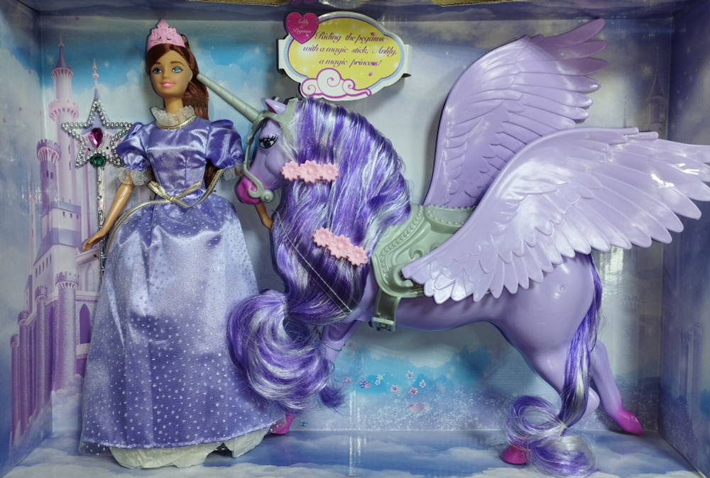 Набор Кукла Anlily и Магический пегас, арт.99129, высота куклы 31см, от 3-х лет.