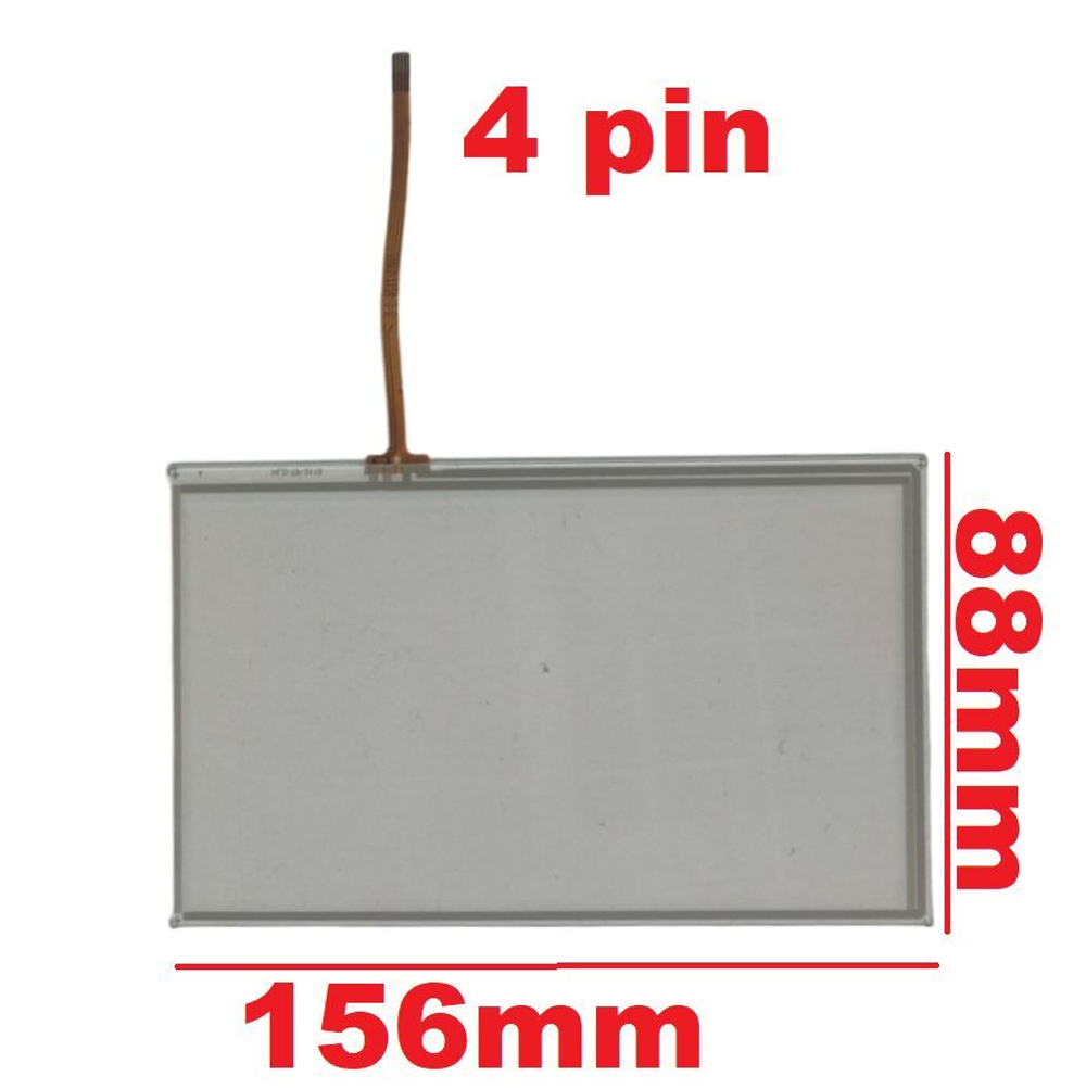 Резистивный тачскрин (сенсорное стекло) для Автомагнитолы Android 6 дюймов универсальный