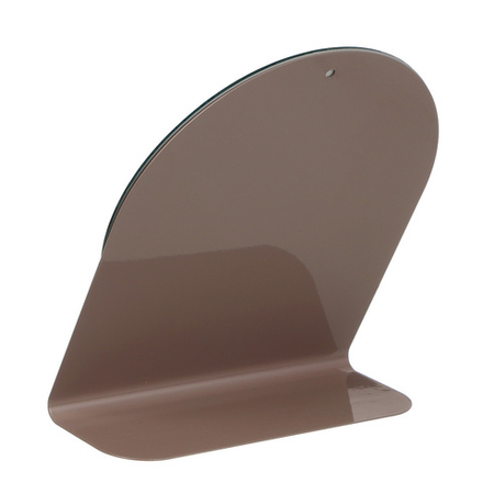 ЮНИLOOK Тинес Зеркало настольное на металлической подставке, железо, стекло 17х15х5,5см, беж