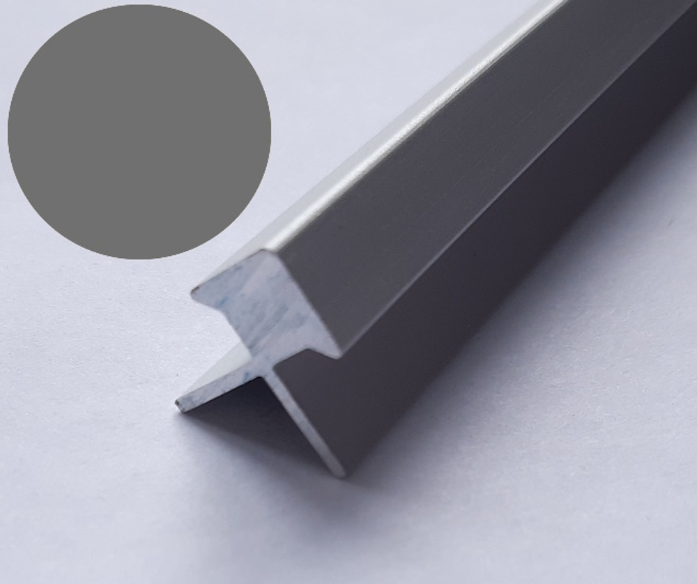 Алюминиевый профиль квадратного сечения титан PE