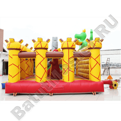 Коммерческий надувной батут "Замок дракона"