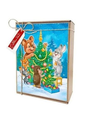 Коробки подарочные новогодние