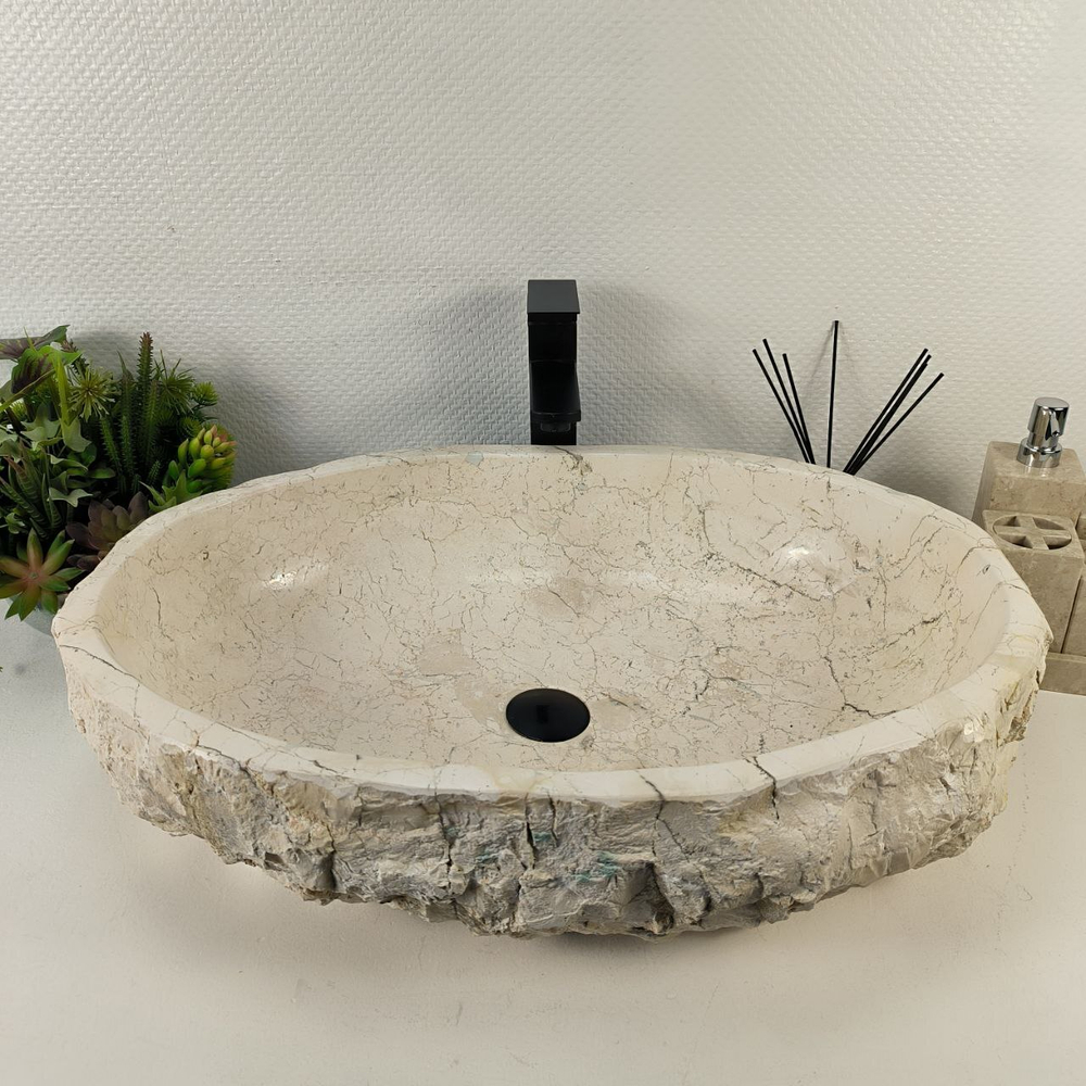 Раковина из мрамора Erozy Cream EM-65520 67*47*16 0880