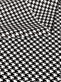 Ткань бязь плательная, рис. "Гусиные лапки", ширина 150 см, арт. 411