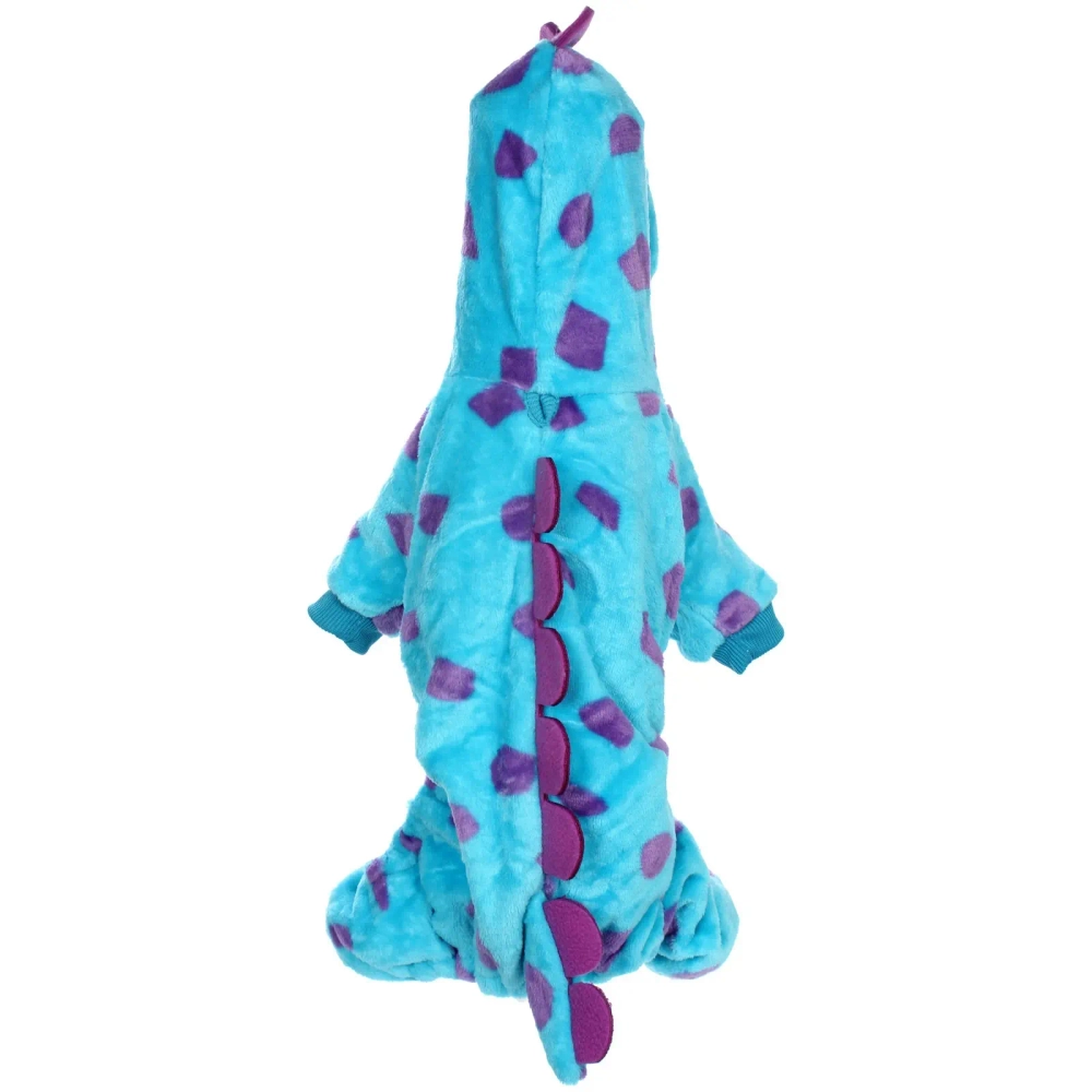 Комбинезон зимний для мелких и средних пород собак «DOG DINO», цвет голубой, размер L