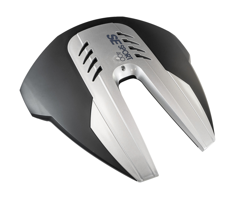 Гидрокрыло для подвесного лодочного мотора 40-350 л.с. черное, установка без сверления антикавитационной плиты