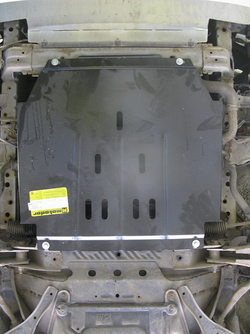 Защита радиатора (2 мм, сталь) для Toyota Hiace 2004-2019 Motodor.72556