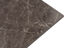 "Каффе" стол из HPL квадратный 70х70см, цвет "серый мрамор", подстолье стальное