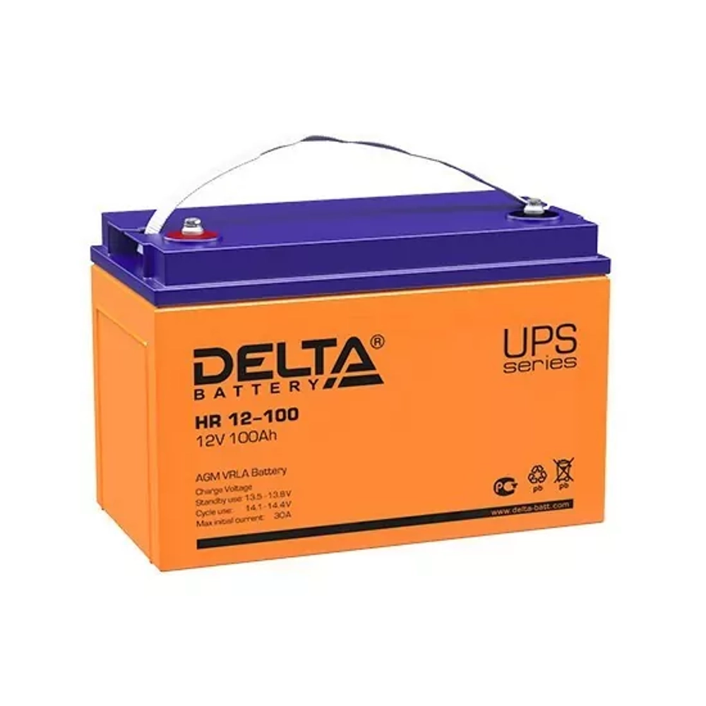Аккумуляторные батареи Delta HR 12-100