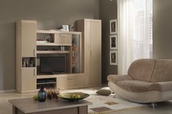 Мини-стенка "Макси" (дуб сонома/имбирь)